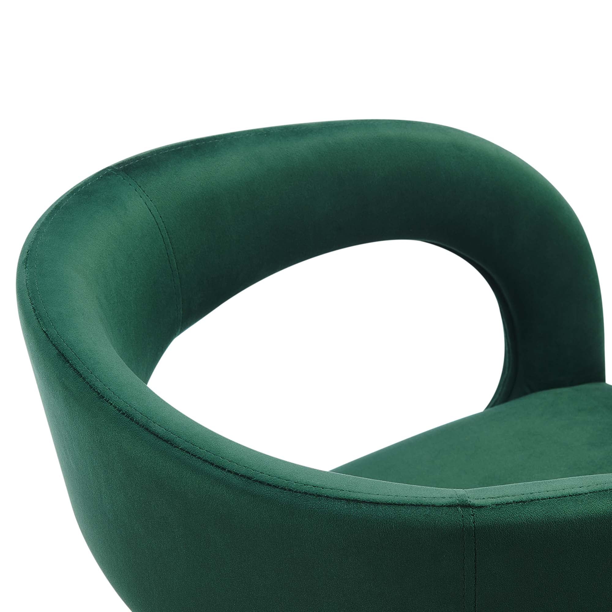 Pinnacle Performance Velvet Dining Chair Set of Two by Modway - Image 9