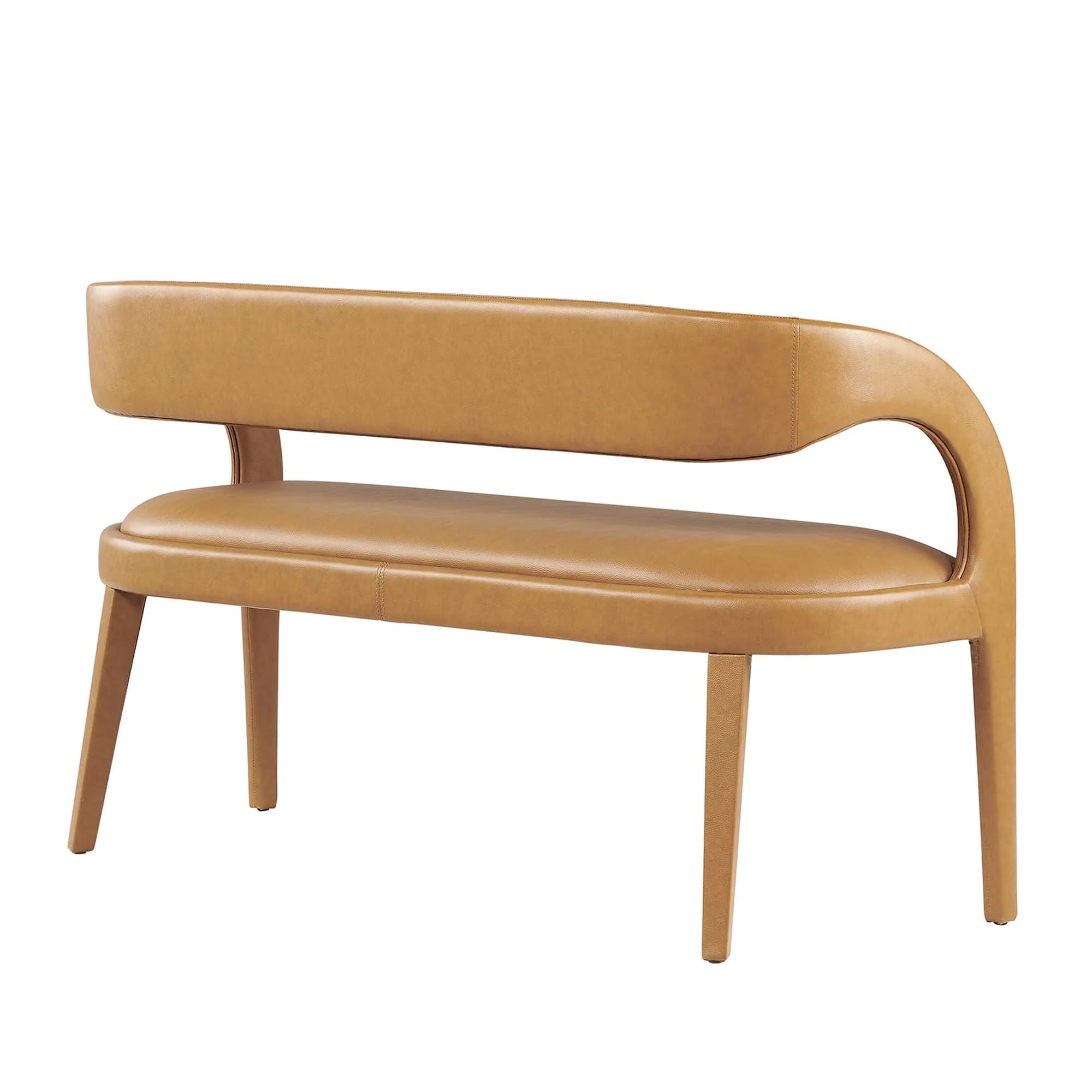 Pinnacle Vegan Leather Accent Bench by Modway - Image 5