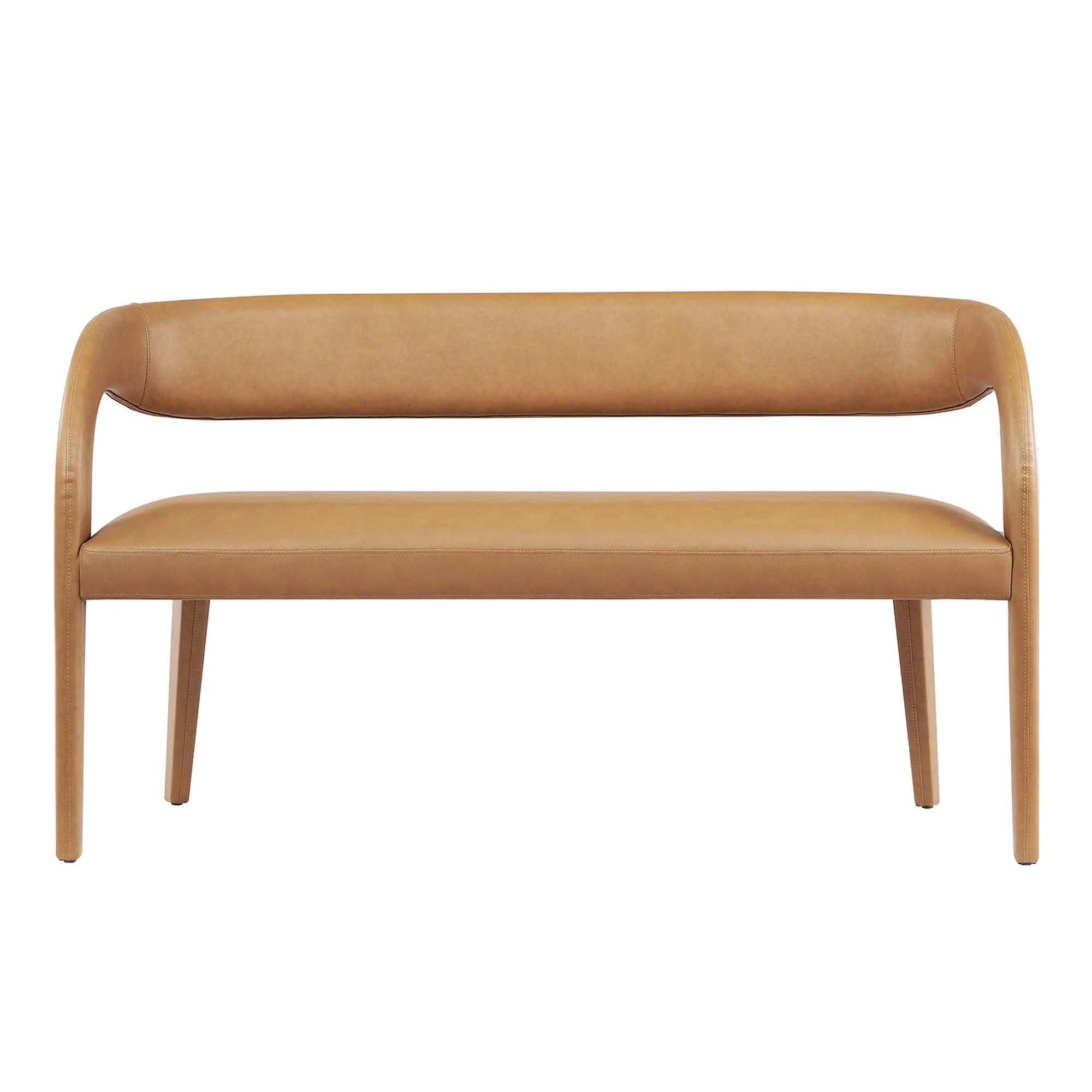 Pinnacle Vegan Leather Accent Bench by Modway - Image 6