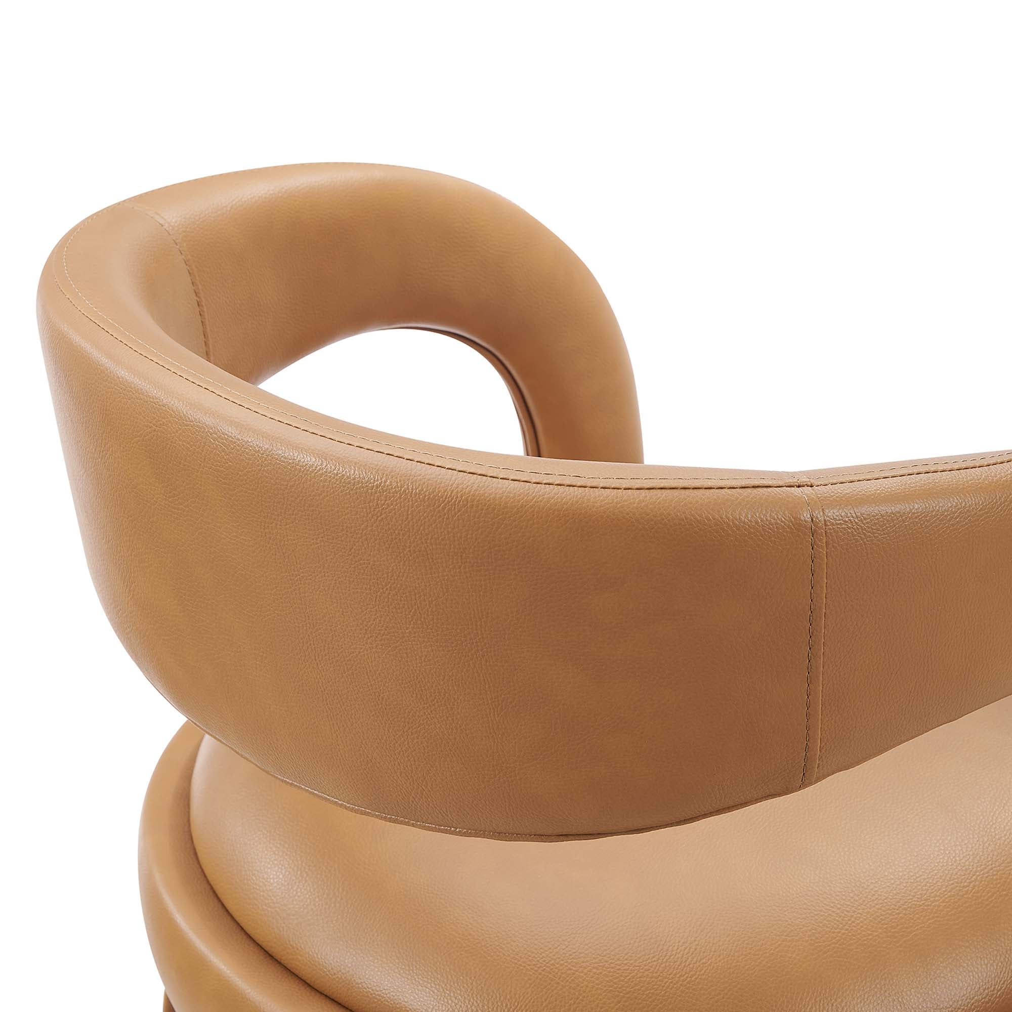 Pinnacle Vegan Leather Counter Stool Set of 2 by Modway - Image 7