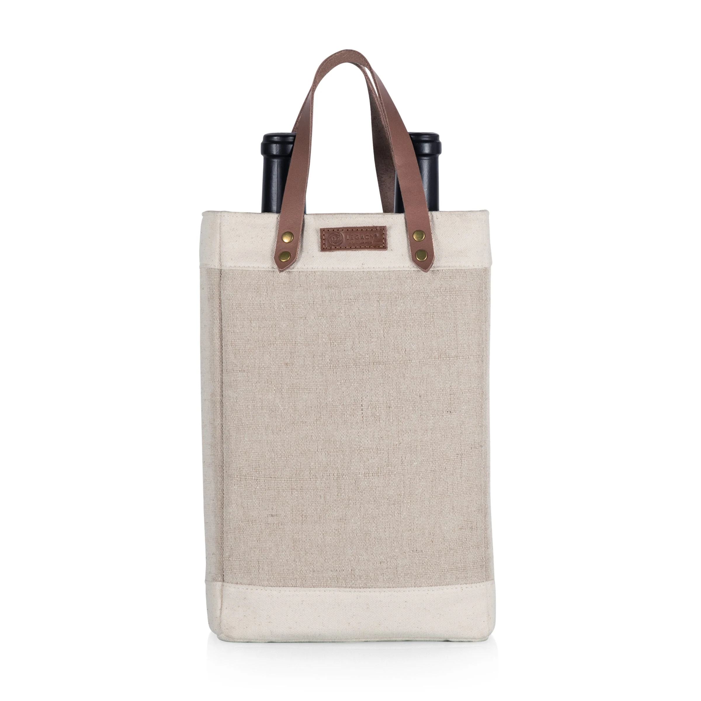 Pinot Jute 2 Bottle Insulated Wine Bag - Image 13