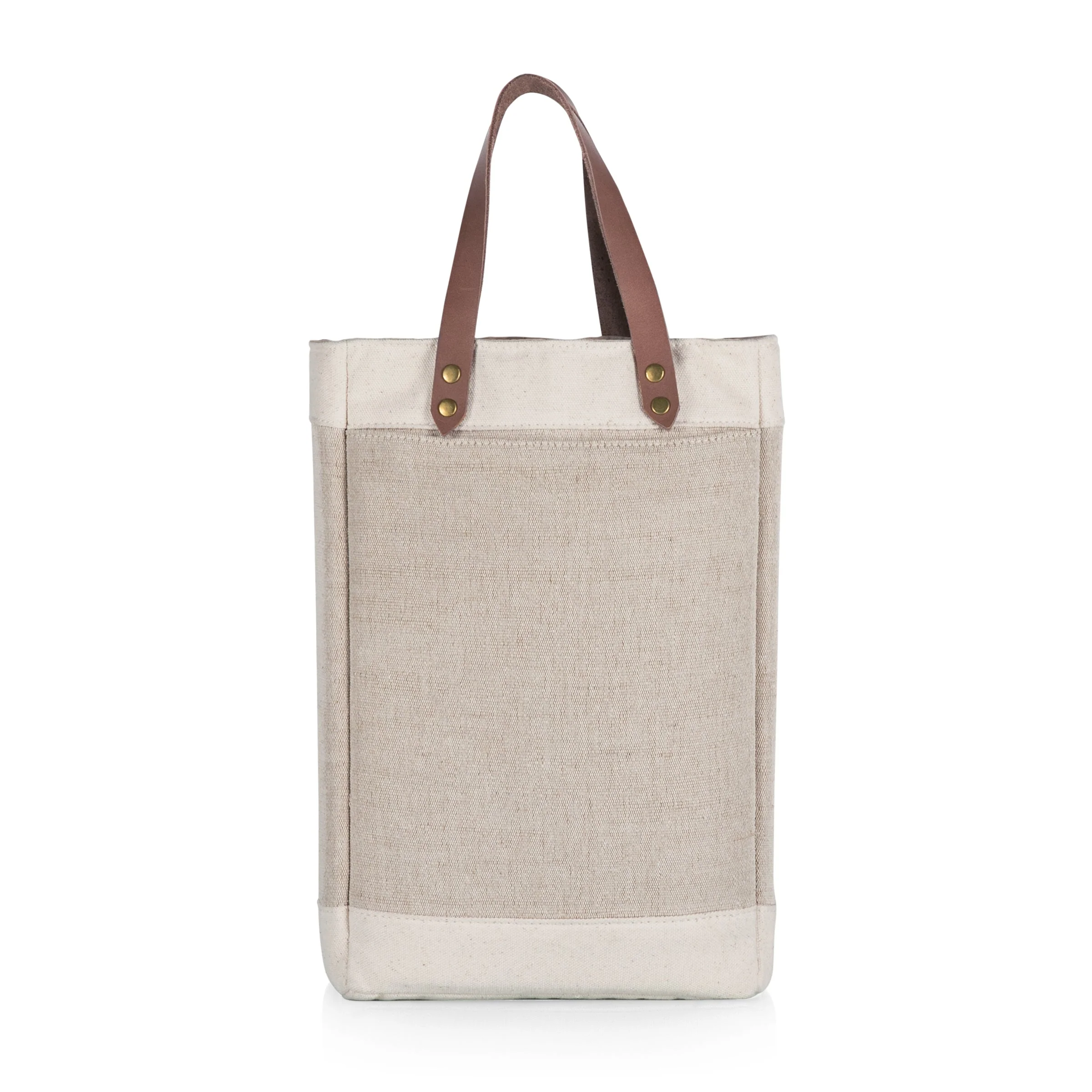 Pinot Jute 2 Bottle Insulated Wine Bag - Image 3