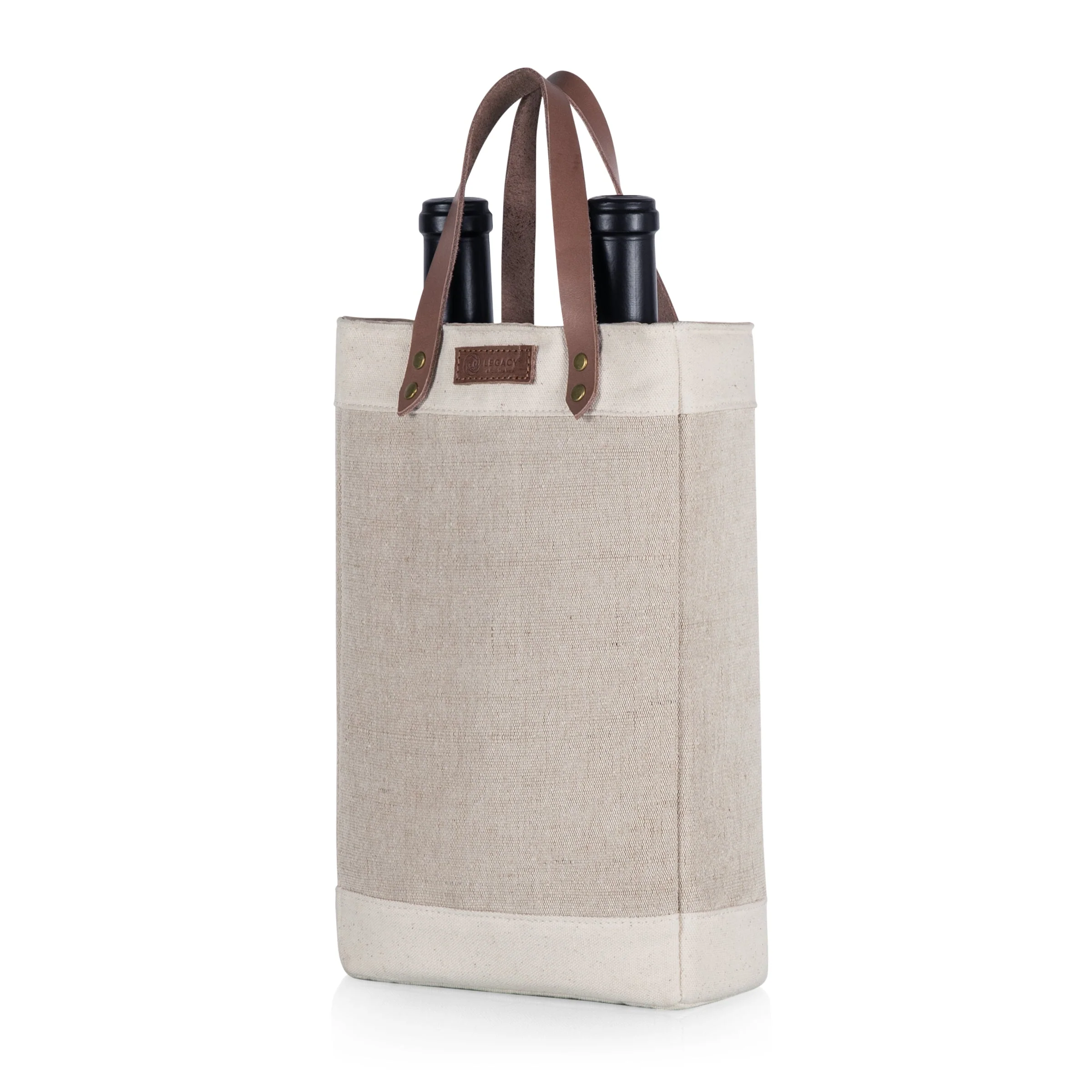 Pinot Jute 2 Bottle Insulated Wine Bag - Image 6