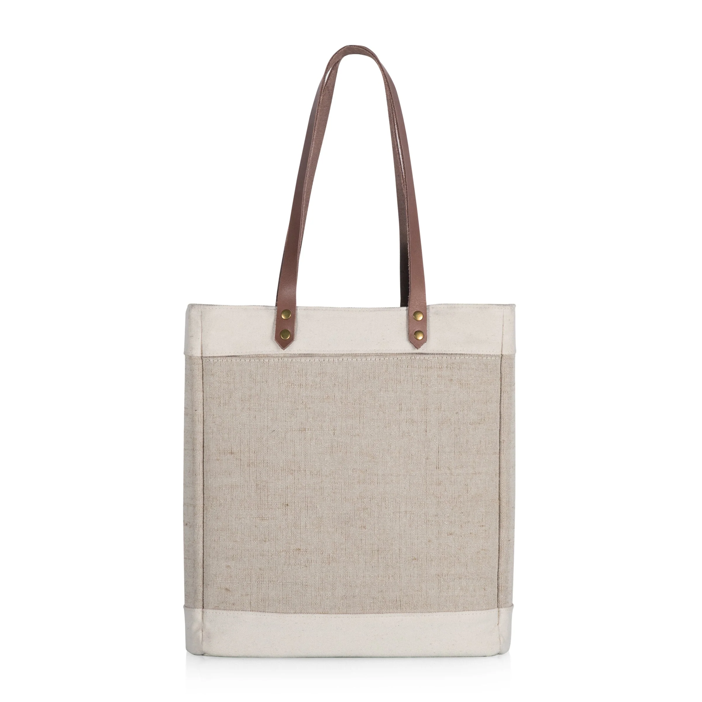 Pinot Jute 3 Bottle Insulated Wine Bag - Image 3