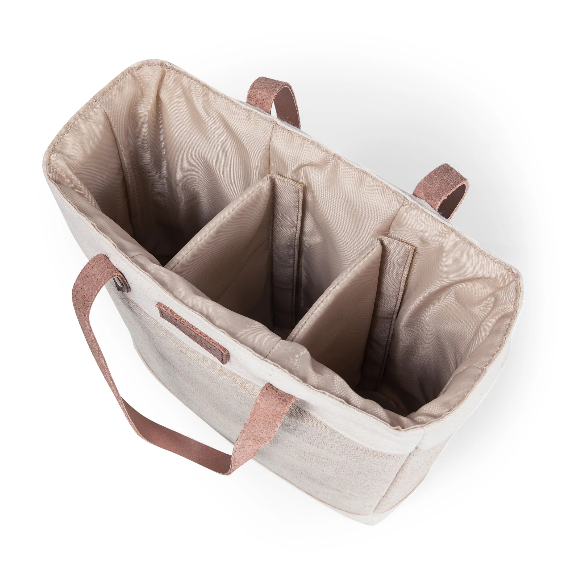 Pinot Jute 3 Bottle Insulated Wine Bag - Image 6