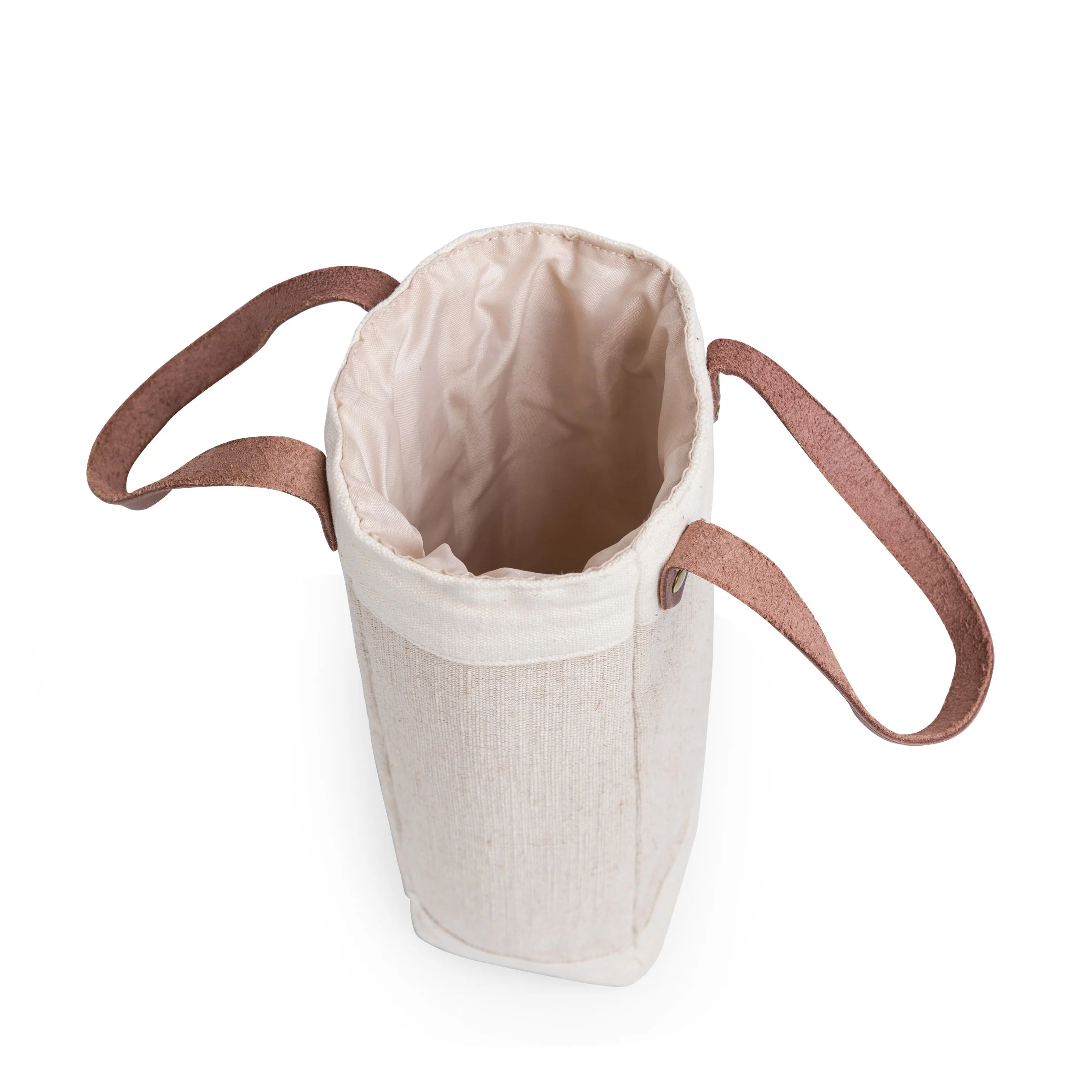 Pinot Jute Single Bottle Insulated Wine Bag - Image 9