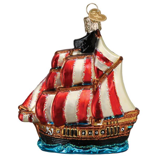 Pirate Ship Ornament - Image 3