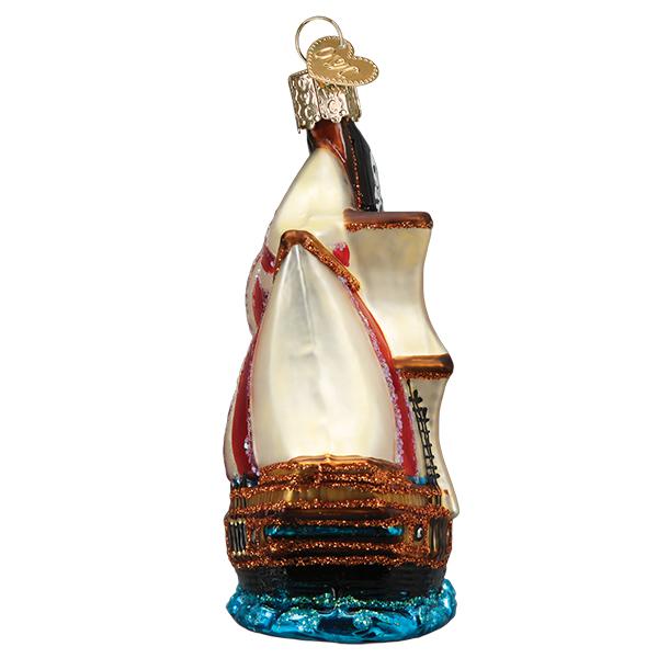 Pirate Ship Ornament - Image 4