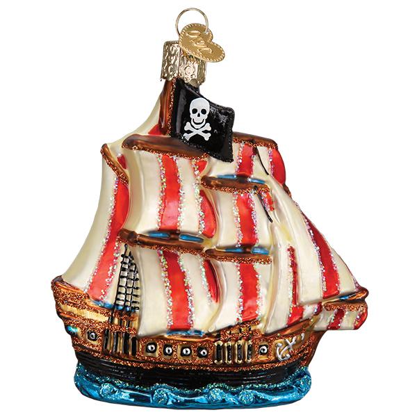 Pirate Ship Ornament - Image 5