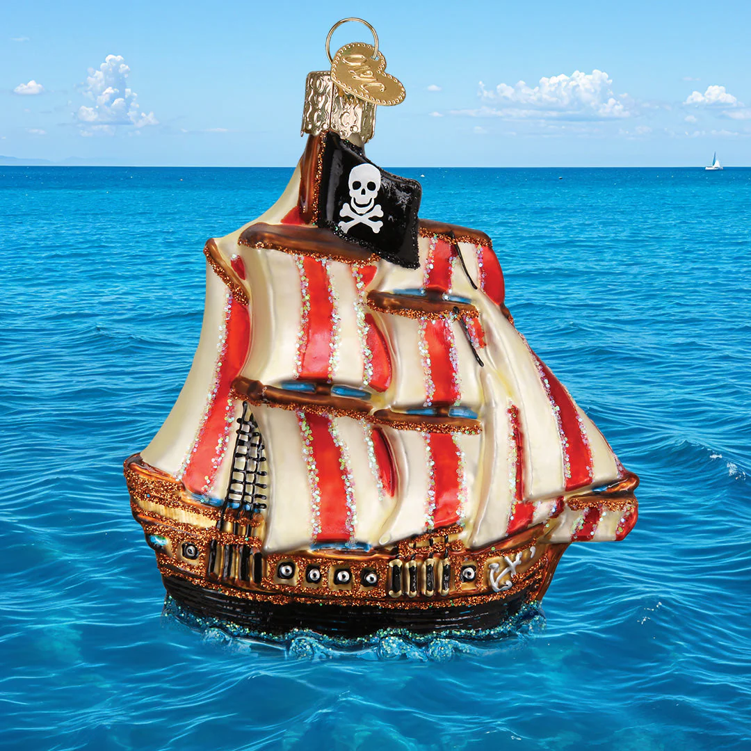 Pirate Ship Ornament - Image 6