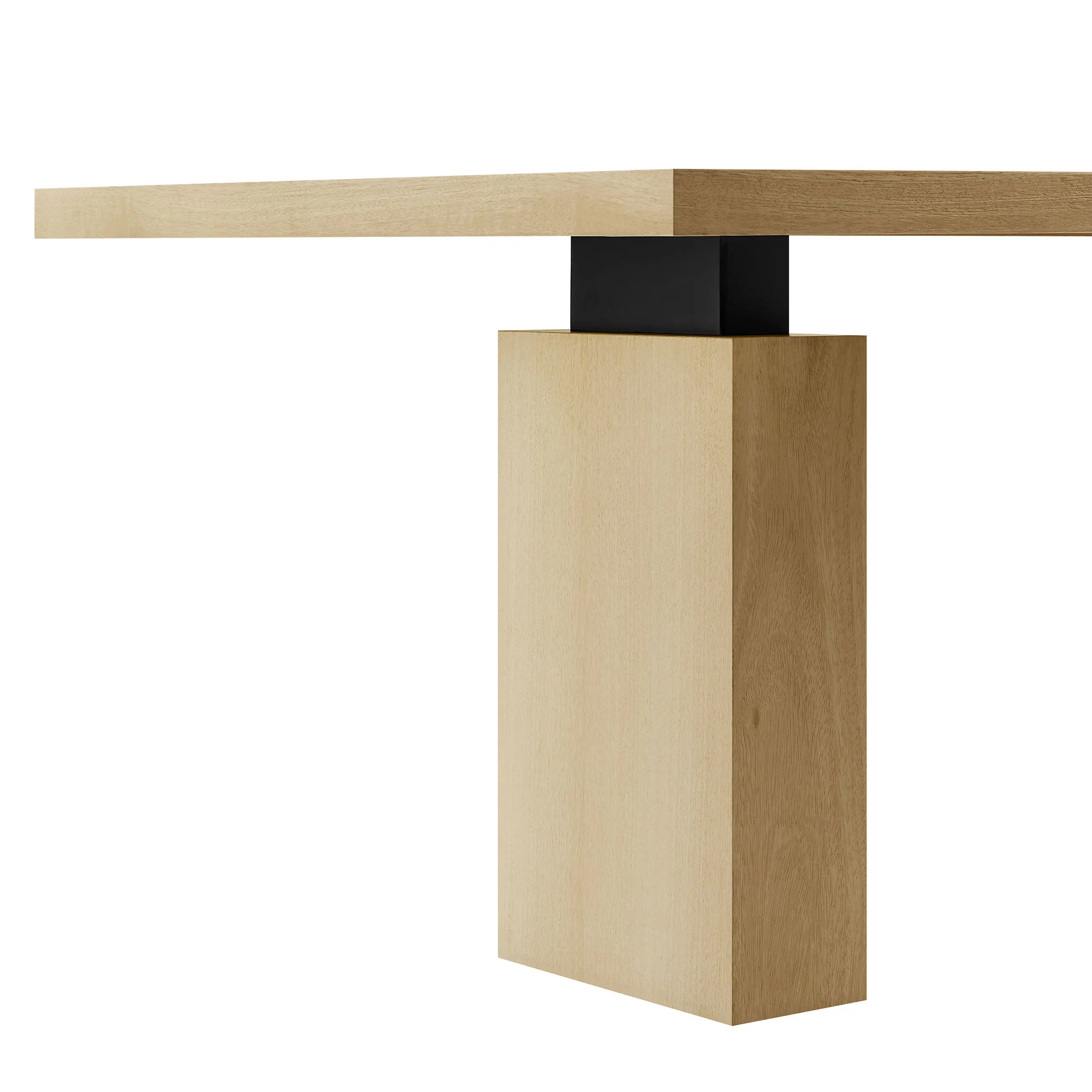 Piston 82" Rectangular Wood Dining Table by Modway - Image 7