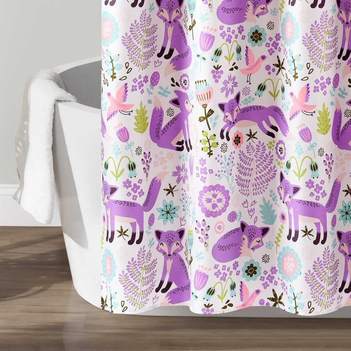 Pixie Fox Shower Curtain - Image 10
