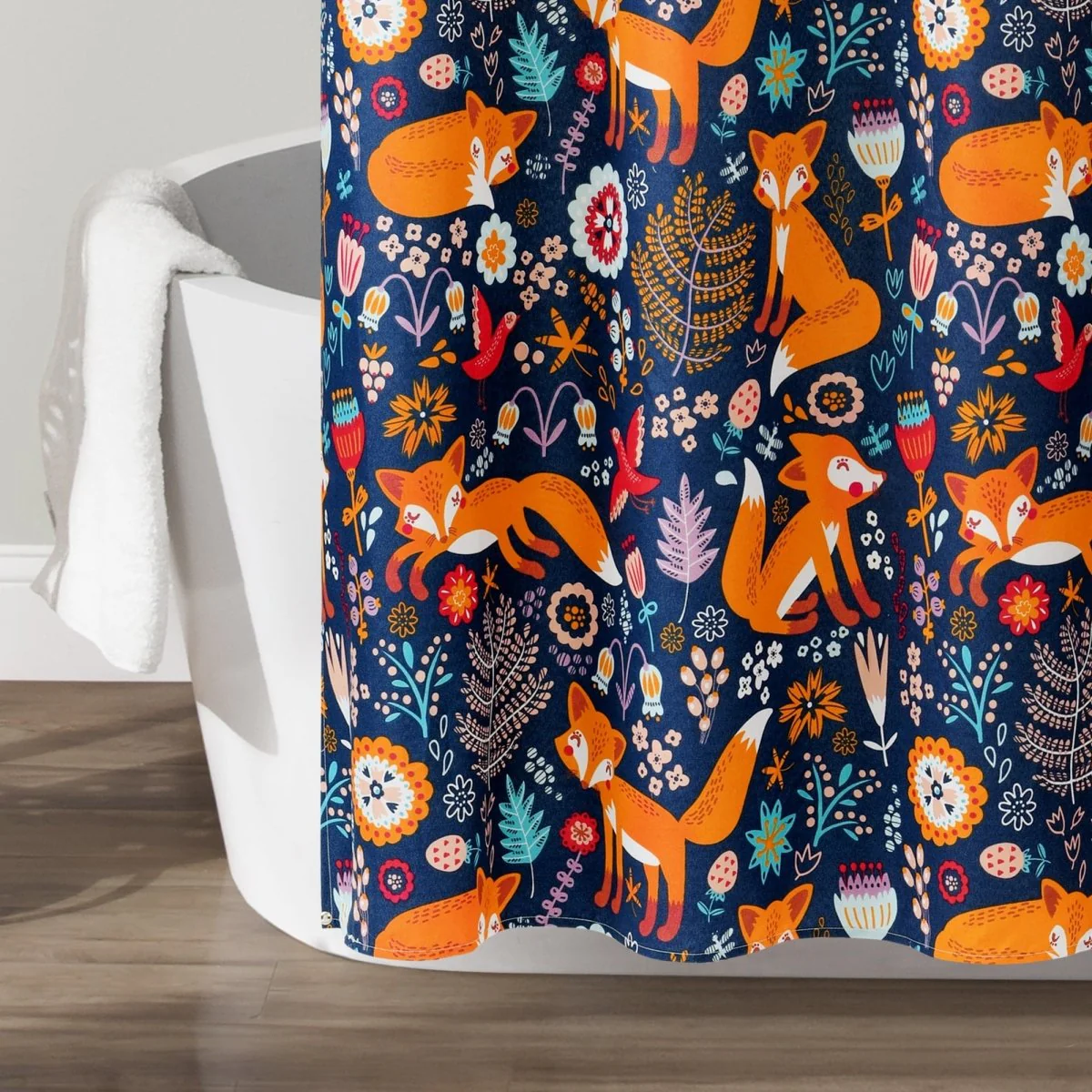 Pixie Fox Shower Curtain - Image 14
