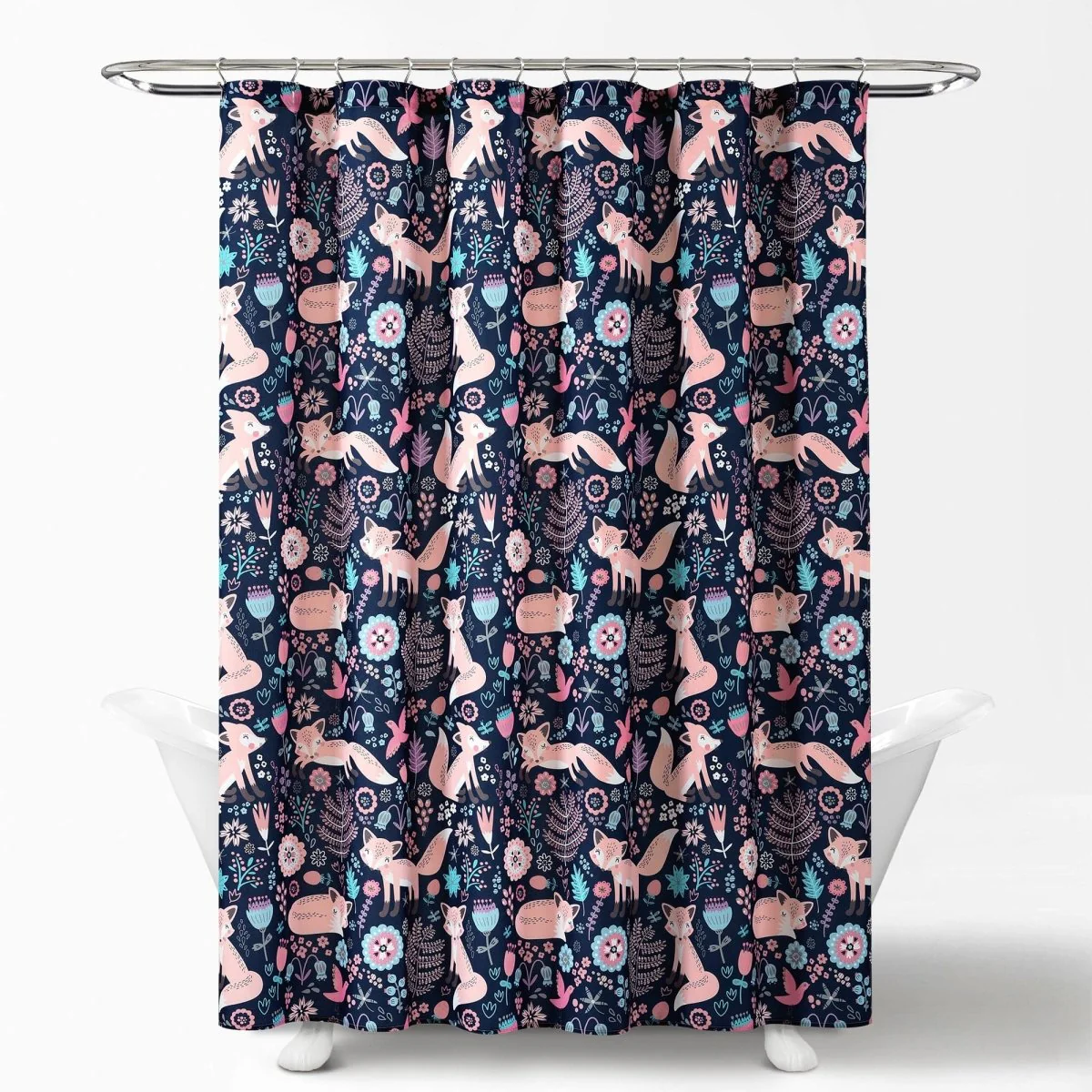Pixie Fox Shower Curtain - Image 2