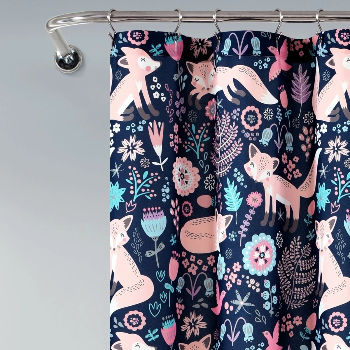 Pixie Fox Shower Curtain - Image 3