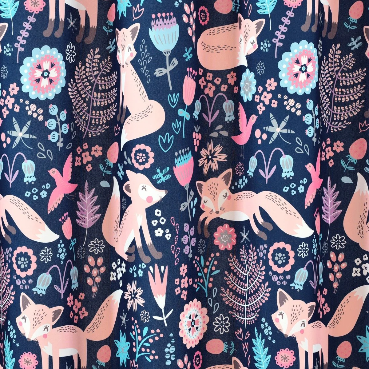 Pixie Fox Shower Curtain - Image 4