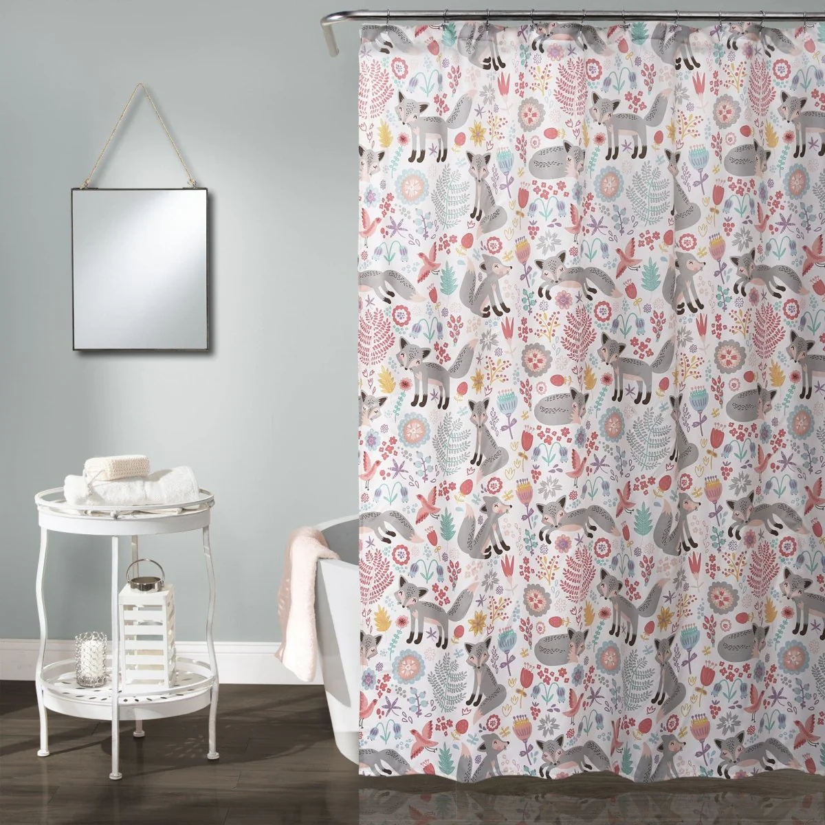 Pixie Fox Shower Curtain - Image 5