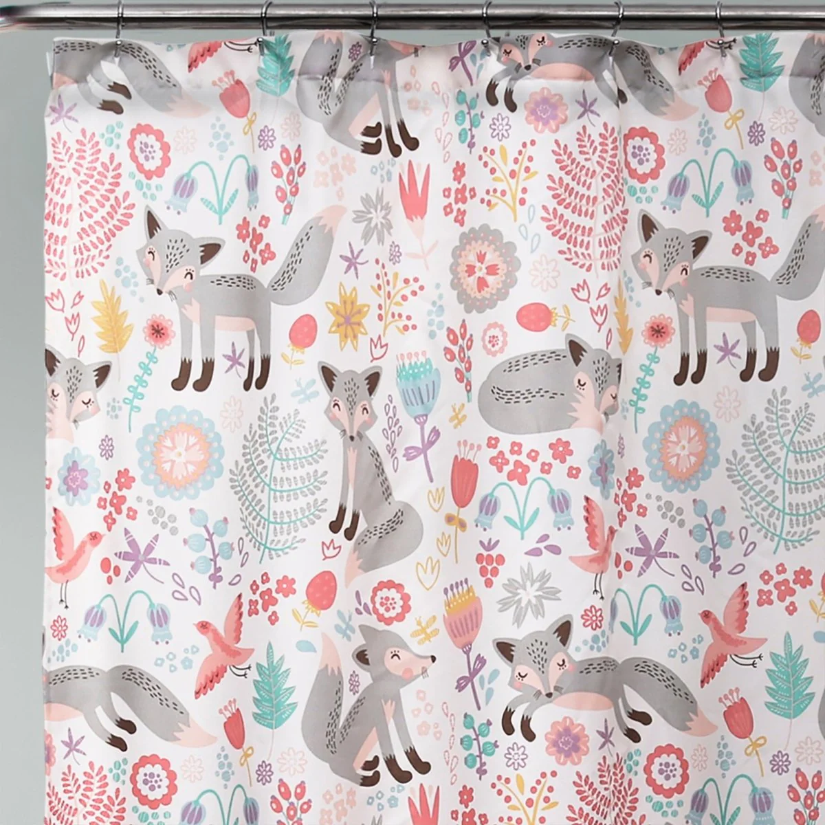 Pixie Fox Shower Curtain - Image 6