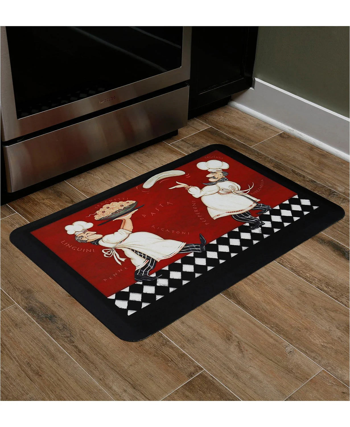 Pizza Pasta Chefs Antifatigue Kitchen Mats - Image 2