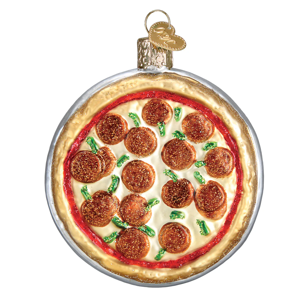 Pizza Pie Christmas Ornament by Old World Christmas - Image 3