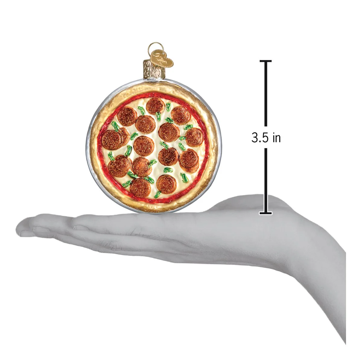 Pizza Pie Christmas Ornament by Old World Christmas - Image 6