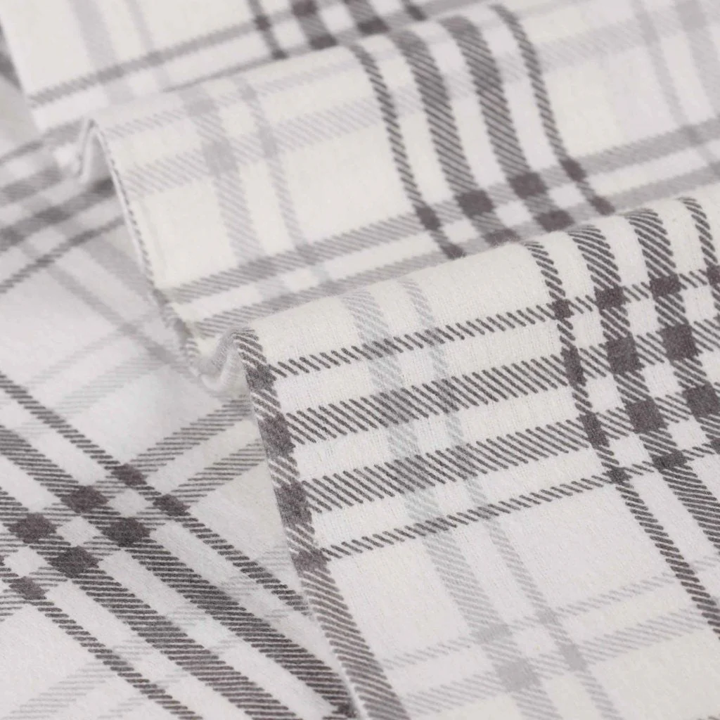 Plaid Flannel Cotton Classic Modern Farmhouse Pillowcases, Set of 2 - Image 20