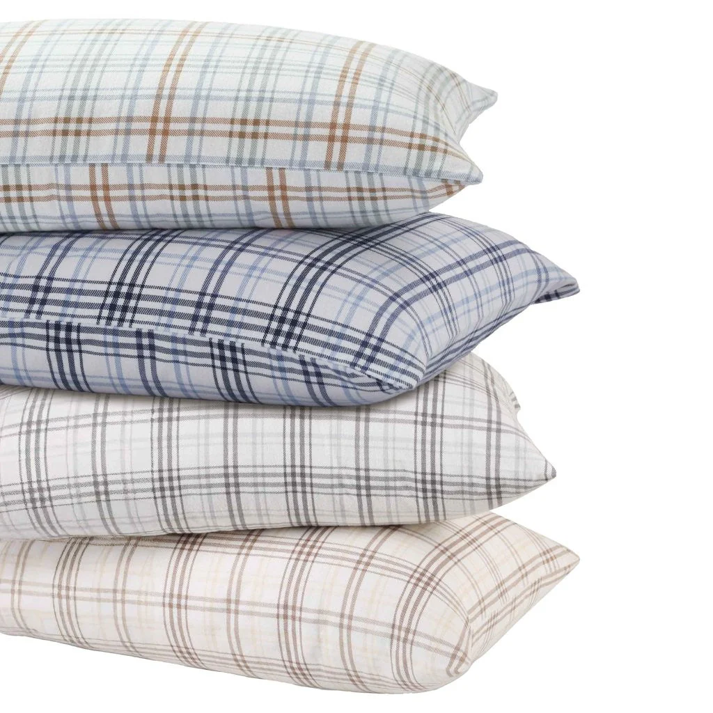 Plaid Flannel Cotton Classic Modern Farmhouse Pillowcases, Set of 2 - Image 30