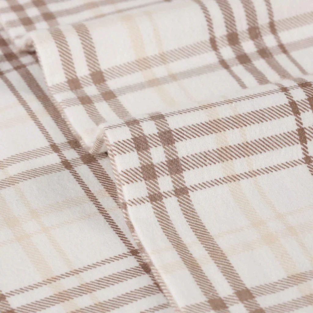 Plaid Flannel Cotton Classic Modern Farmhouse Pillowcases, Set of 2 - Image 6