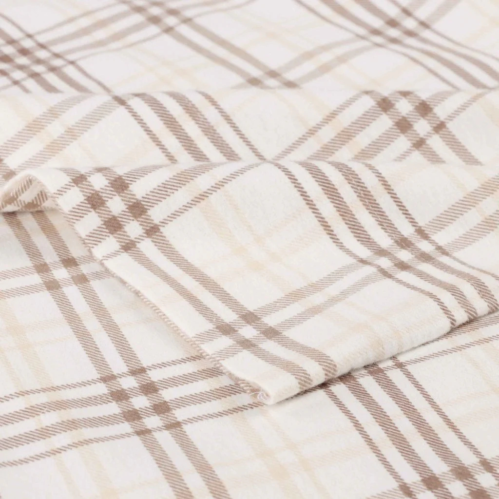 Plaid Flannel Cotton Classic Modern Farmhouse Pillowcases, Set of 2 - Image 7