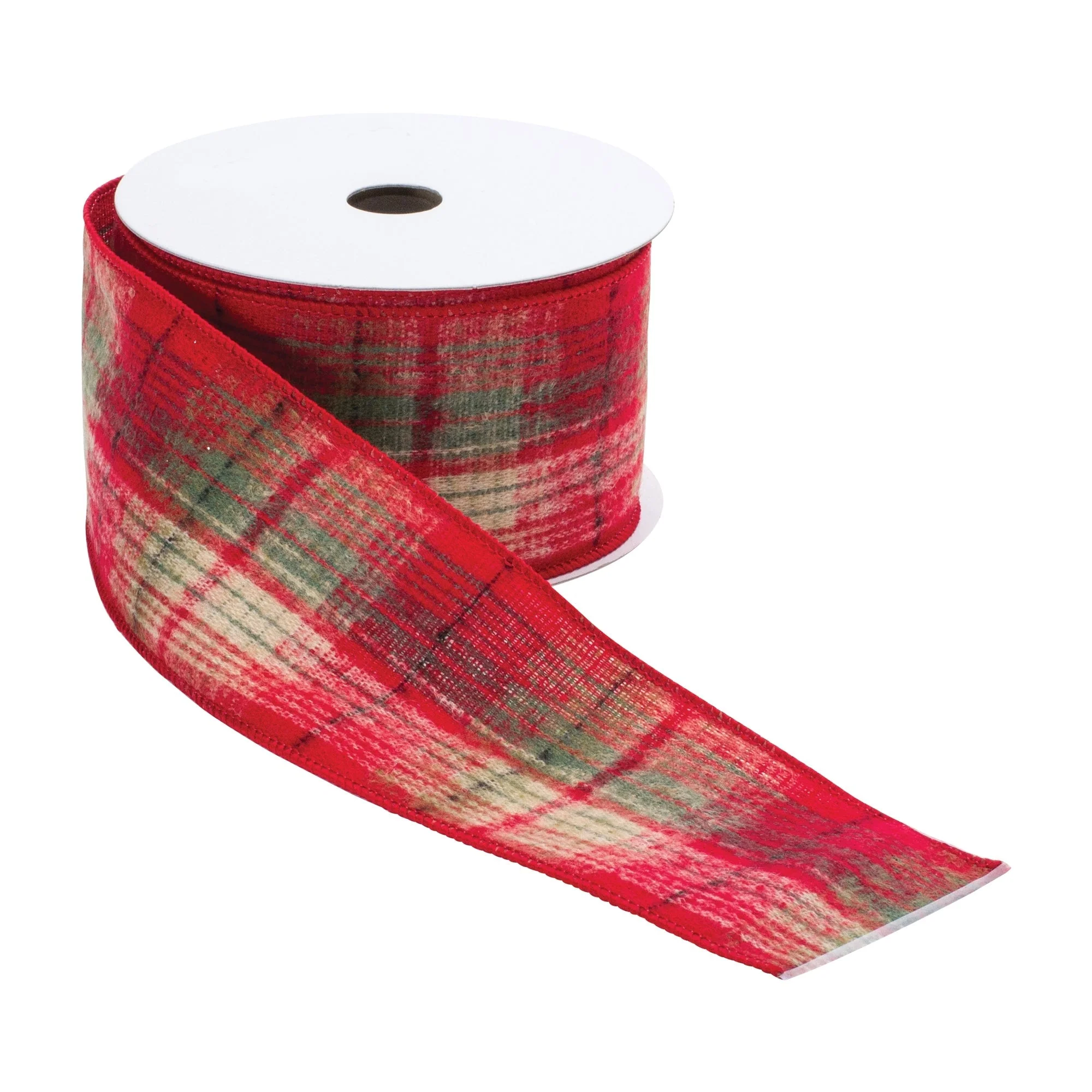Plaid Holiday Ribbon (Set of 2) - Image 2