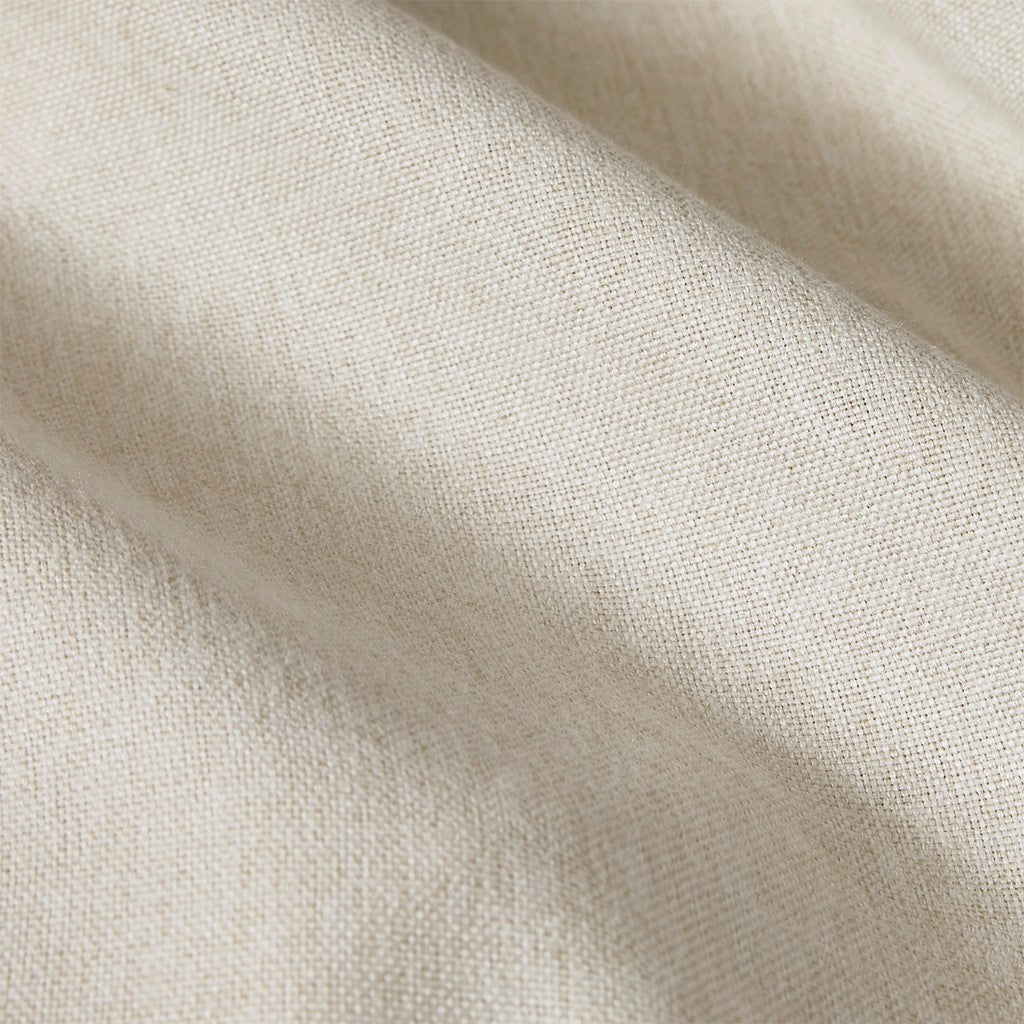 Plaid Rod Pocket and Back Tab Curtain Panel with Fleece Lining Natural 50x84" - Image 6