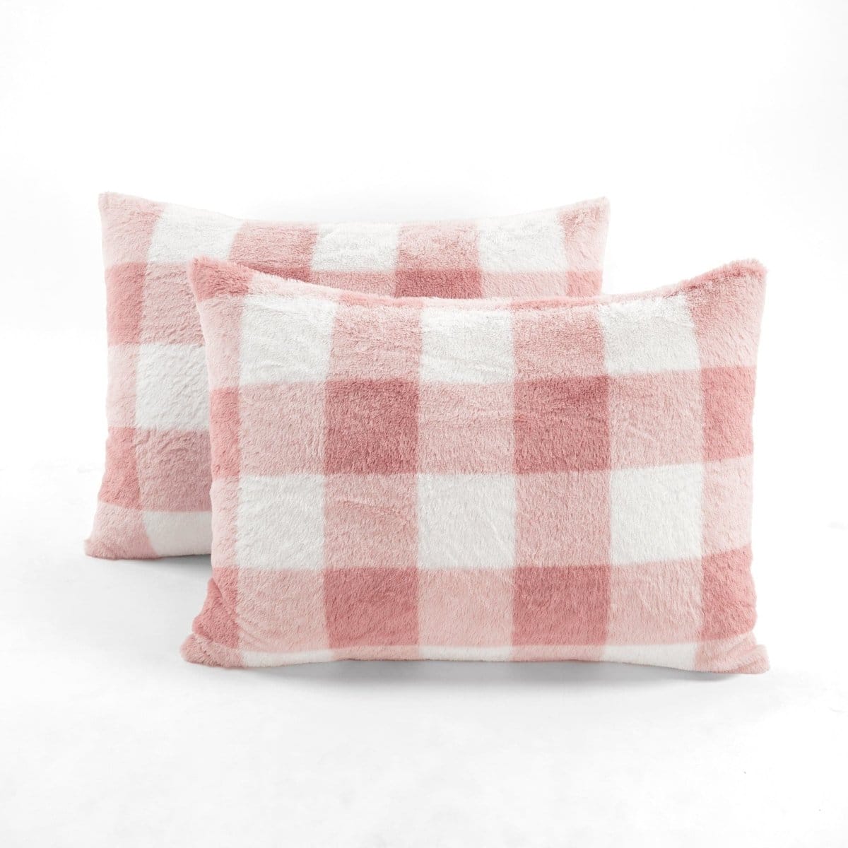 Plaid Ultra Soft Faux Fur All Season Comforter Set - Image 10