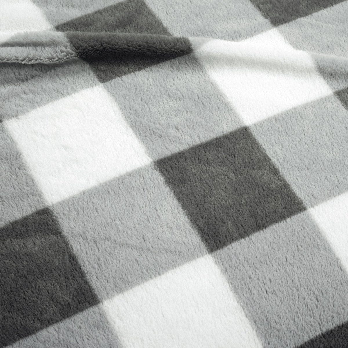 Plaid Ultra Soft Faux Fur All Season Comforter Set - Image 12