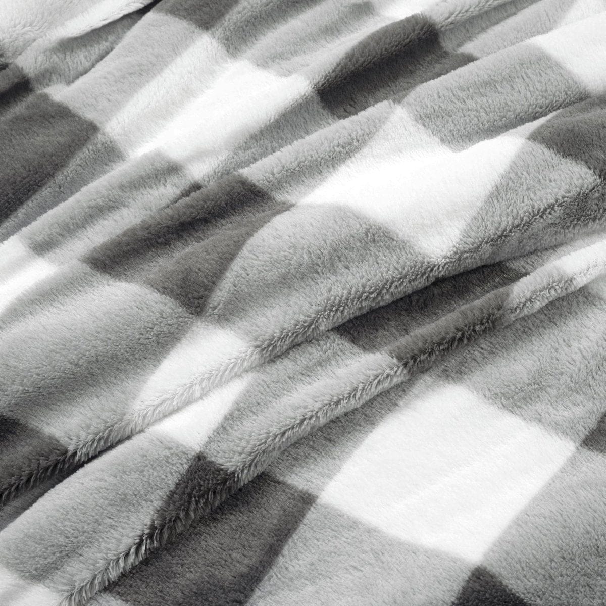 Plaid Ultra Soft Faux Fur All Season Comforter Set - Image 13