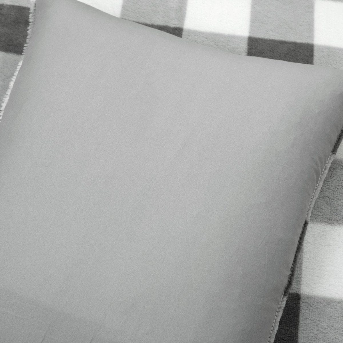 Plaid Ultra Soft Faux Fur All Season Comforter Set - Image 15