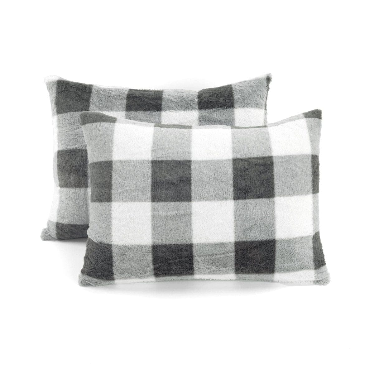 Plaid Ultra Soft Faux Fur All Season Comforter Set - Image 17