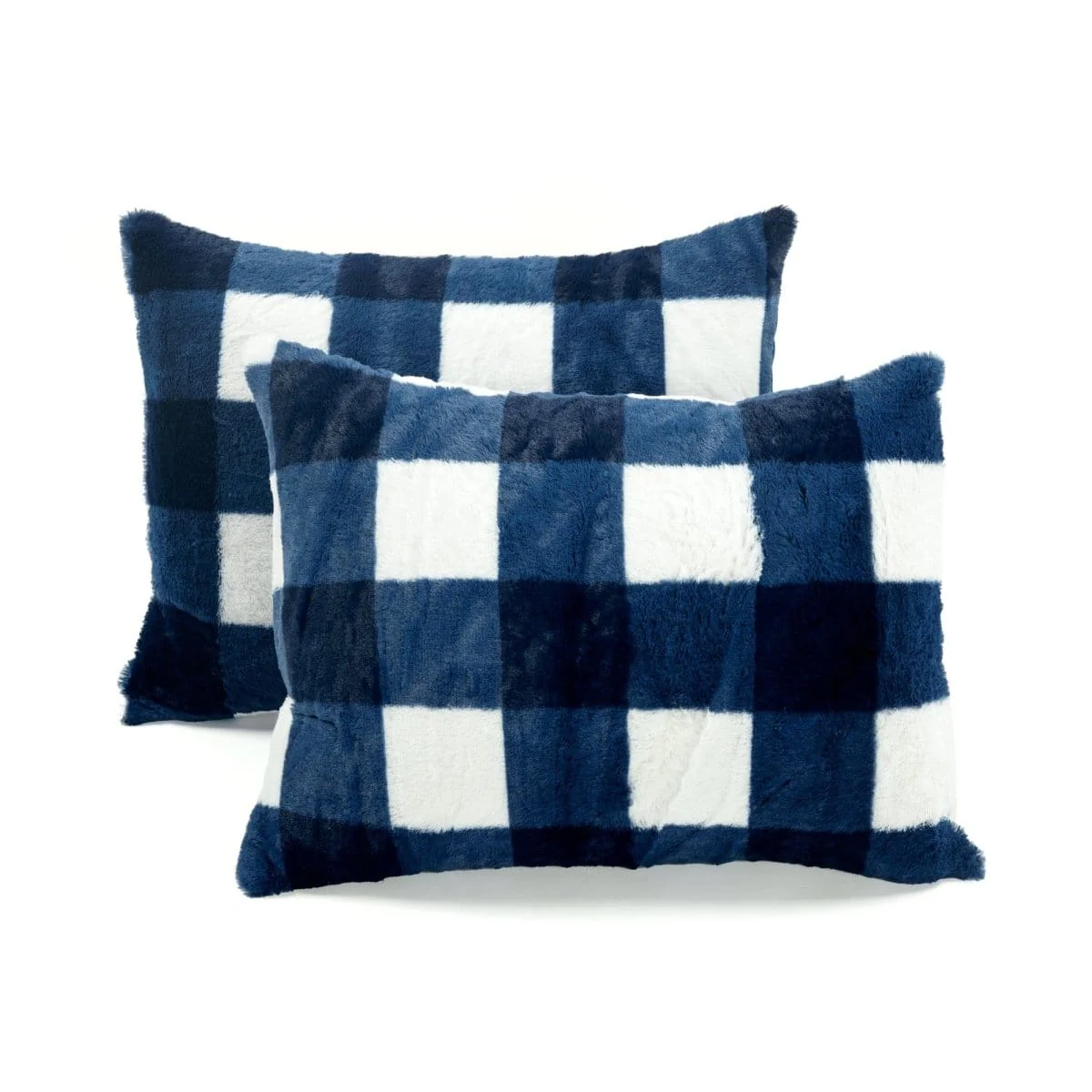 Plaid Ultra Soft Faux Fur All Season Comforter Set - Image 24
