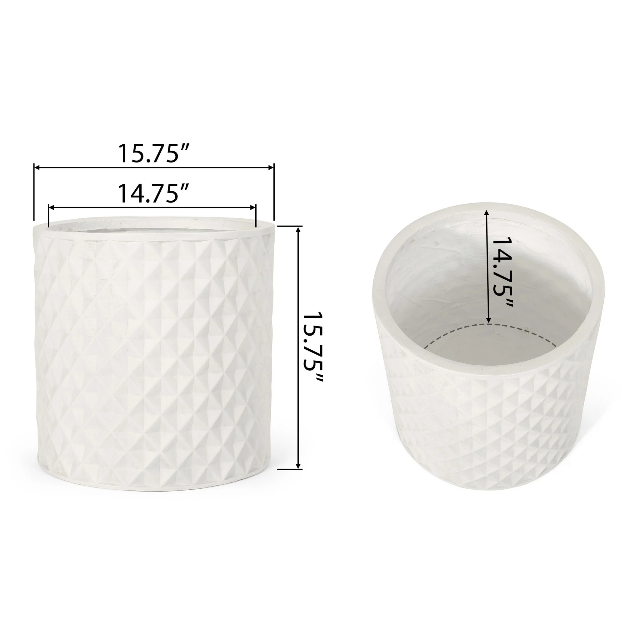 Planter - Antique White - Image 3