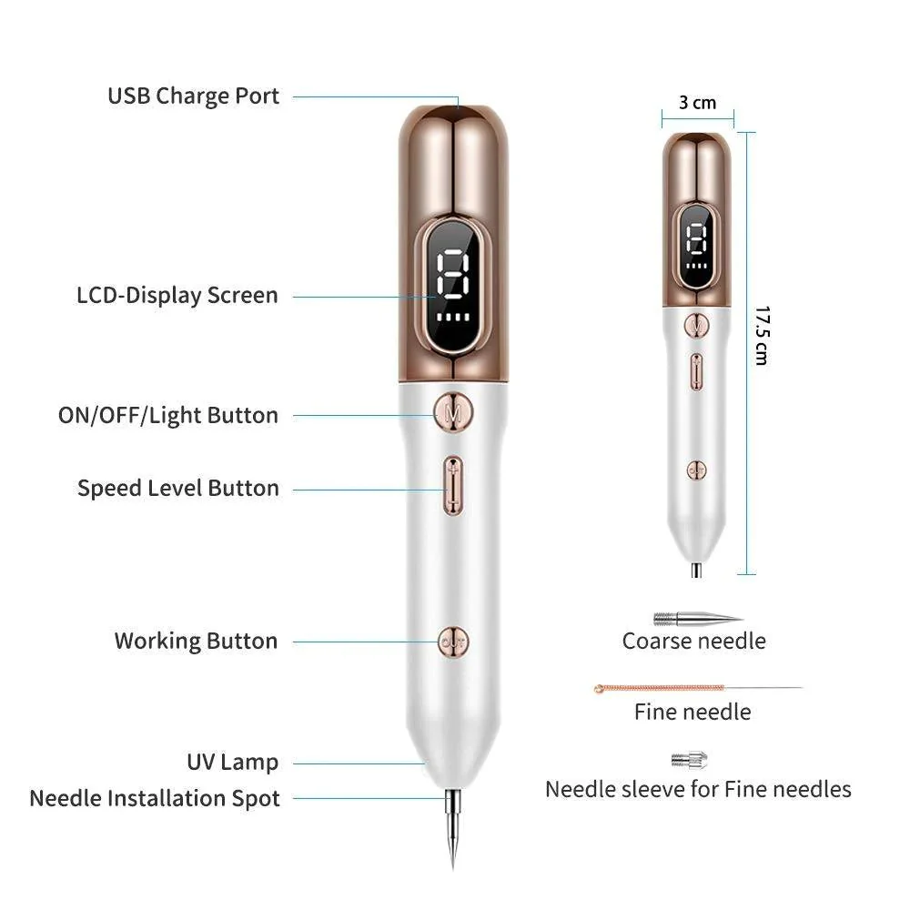 Plasma Skin Care Pen Adjustable Beauty Device with 9 Intensity Levels - Image 3