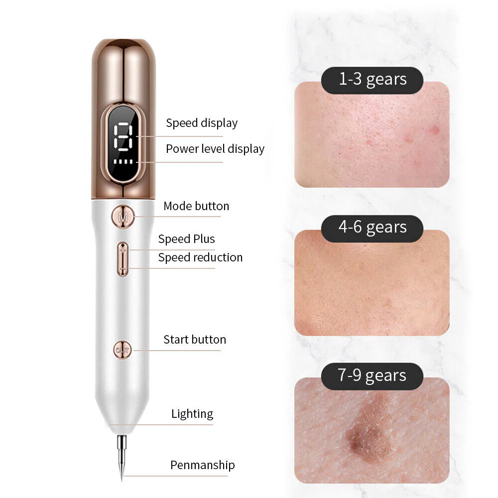 Plasma Skin Care Pen Adjustable Beauty Device with 9 Intensity Levels - Image 5