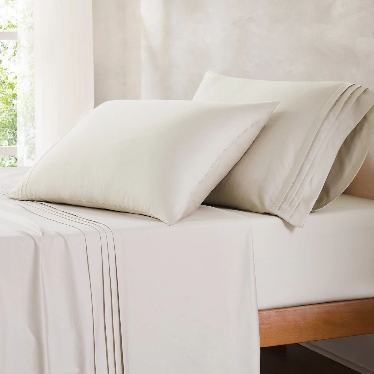 Pleat Cotton Sheet Set - Image 19