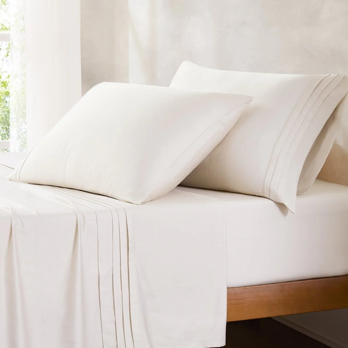Pleat Cotton Sheet Set - Image 35