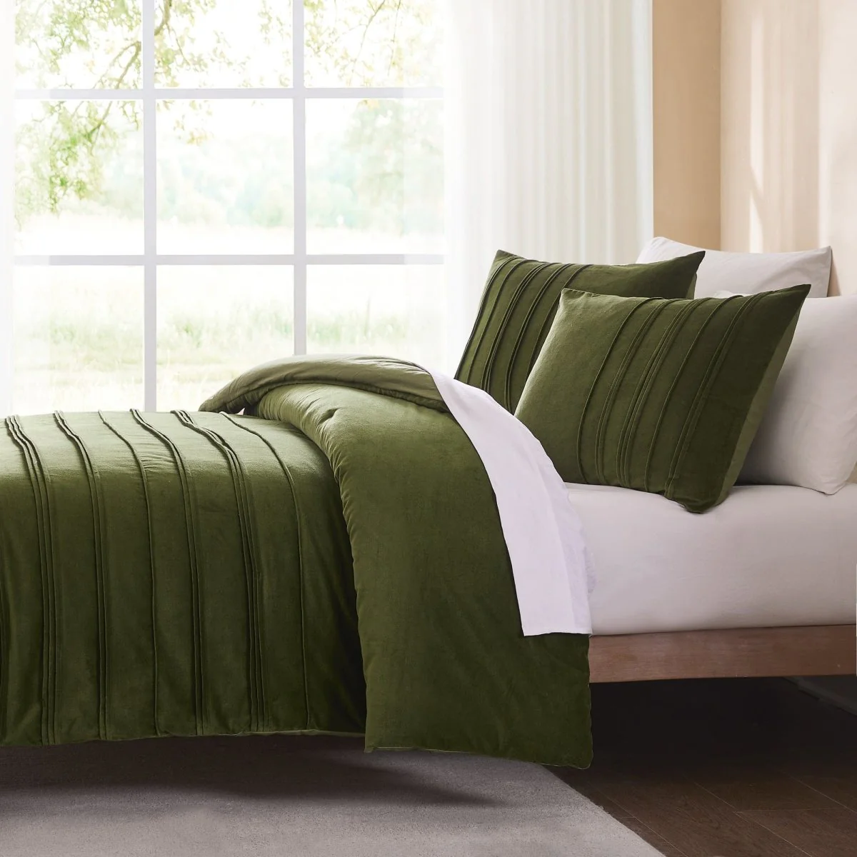 Pleated Groove Comforter Set - Image 11