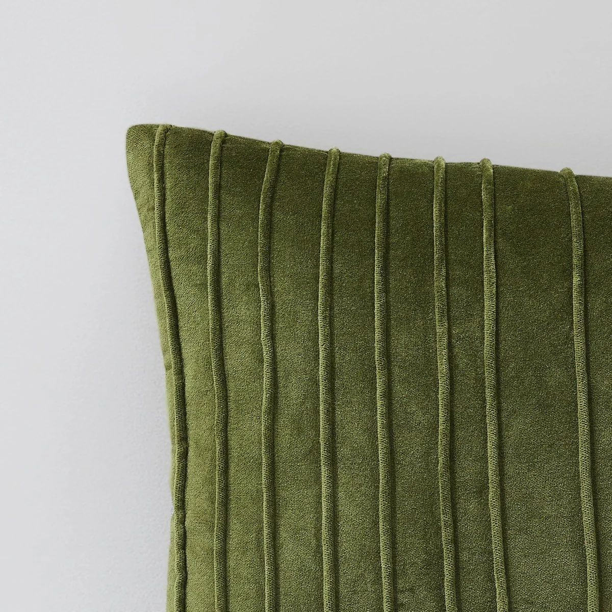 Pleated Groove Velvet Decorative Pillow Cover - Image 5