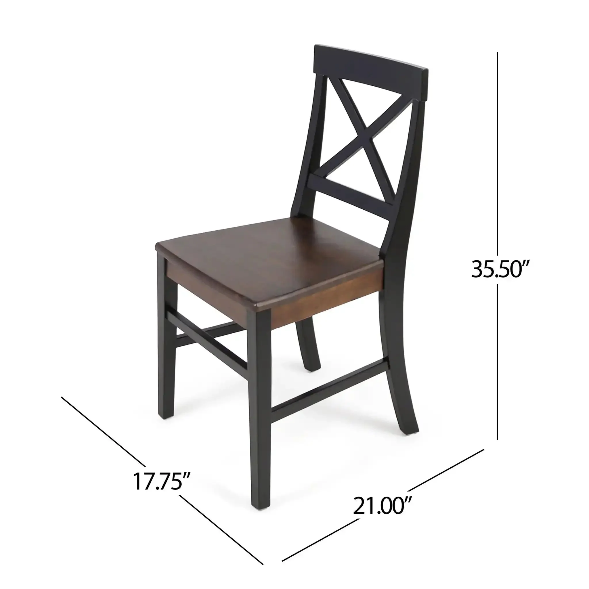 Plethora - Dining Chair With X Shaped Back (Set of 2) - Image 12