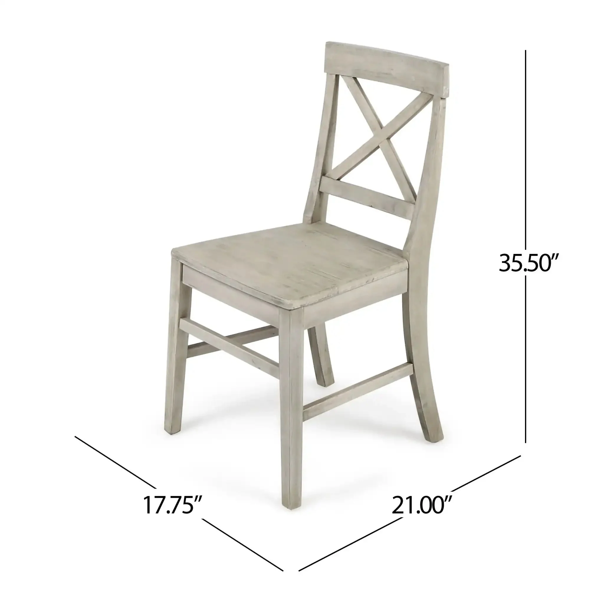 Plethora - Dining Chair With X Shaped Back (Set of 2) - Image 7