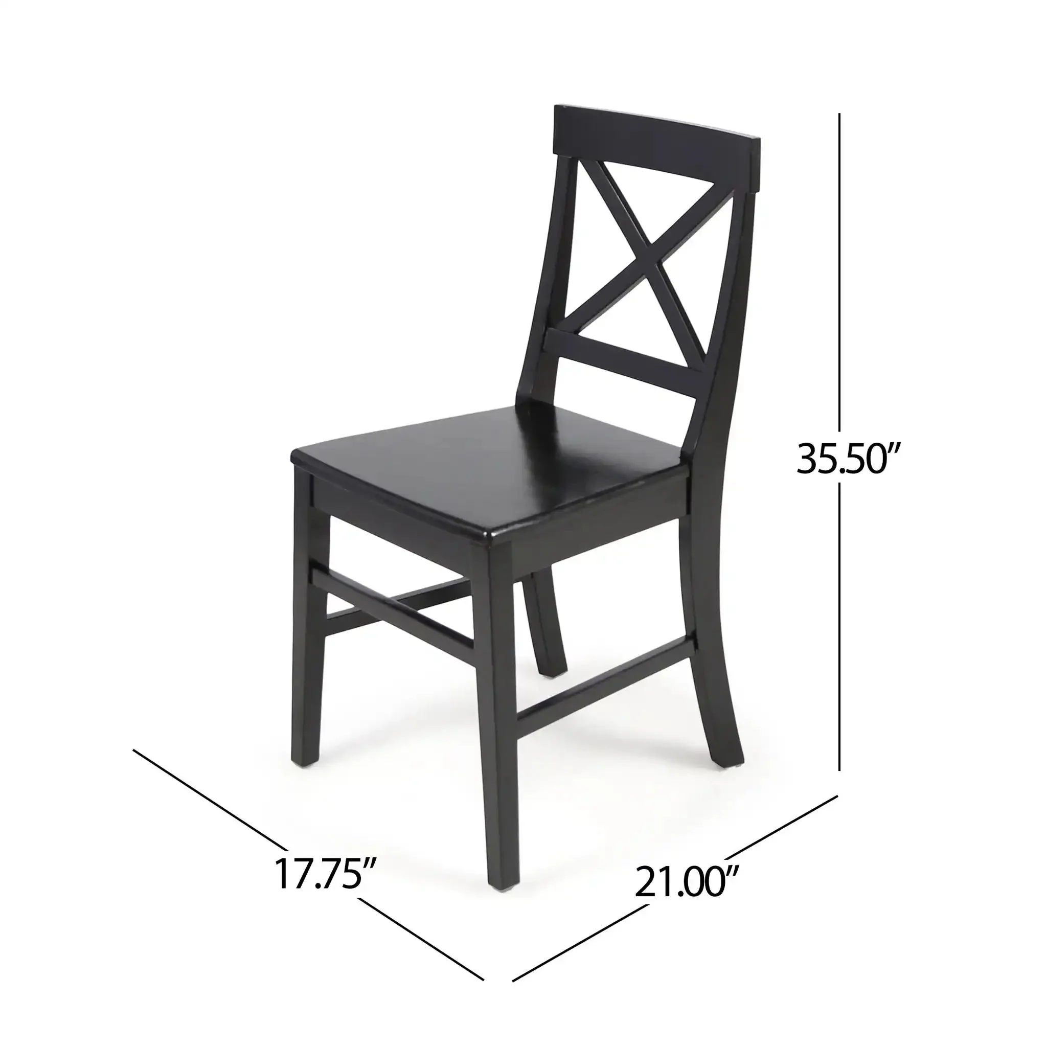 Plethora - Dining Chair With X Shaped Back (Set of 2) - Image 8