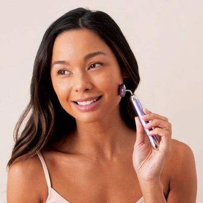 Plum Beauty Amethyst Vibrating Facial Massager - New - Image 5