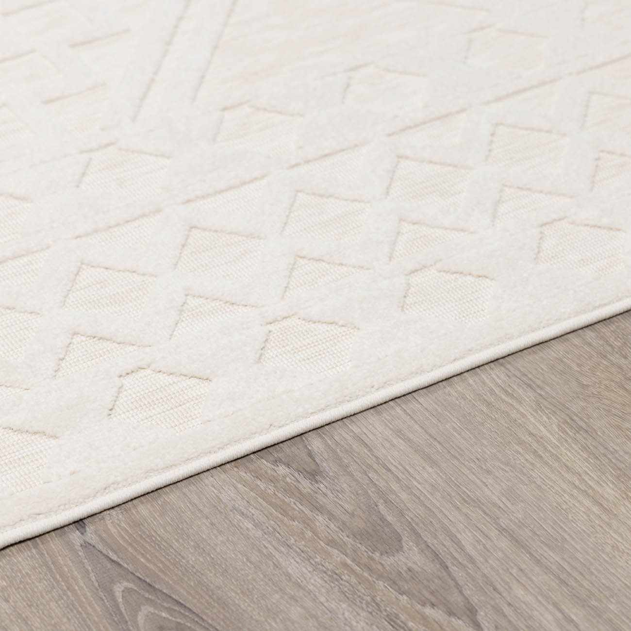 Plumtree 3D White Outdoor Rug - Image 10