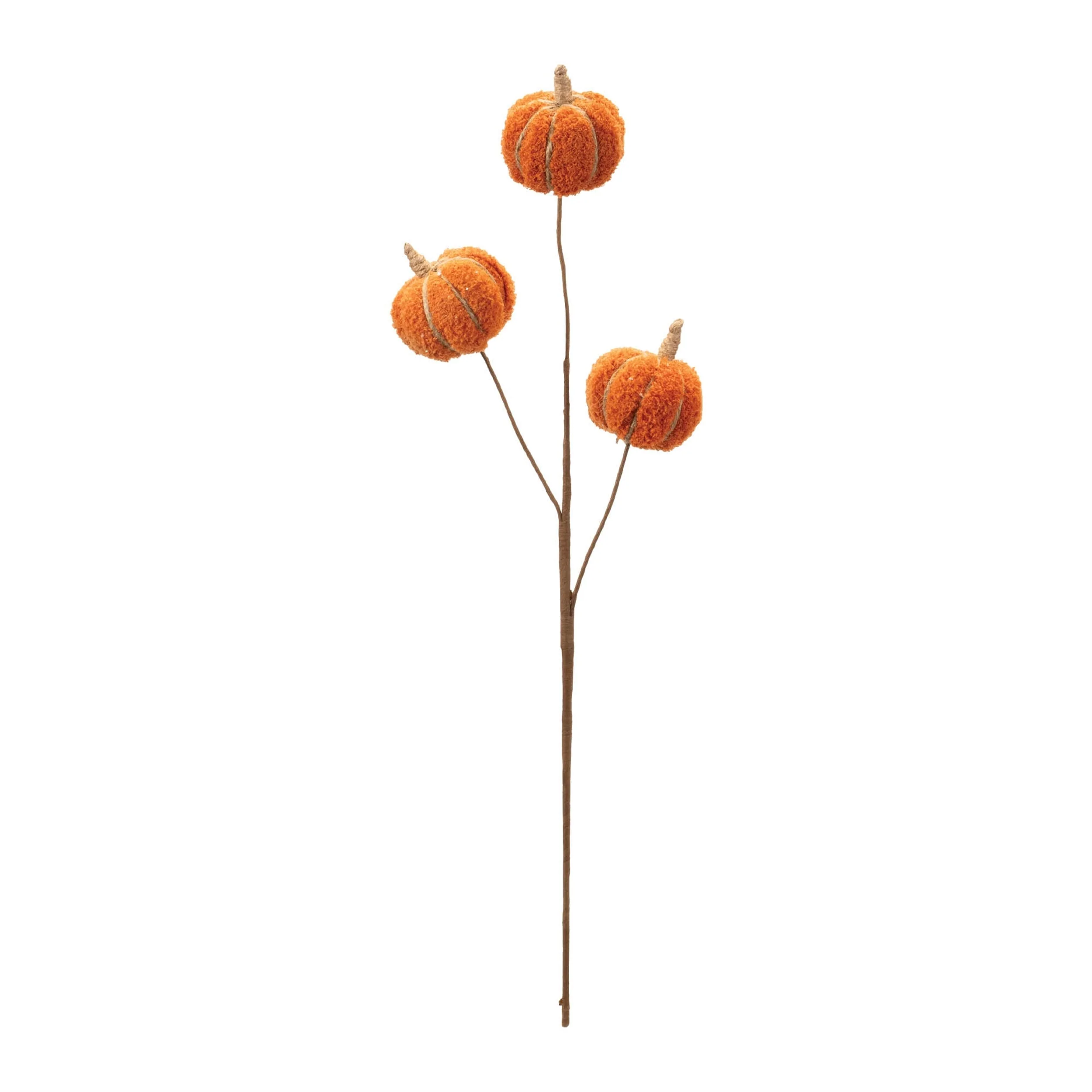 Plush Fall Pumpkin Spray (Set of 2) - Image 2